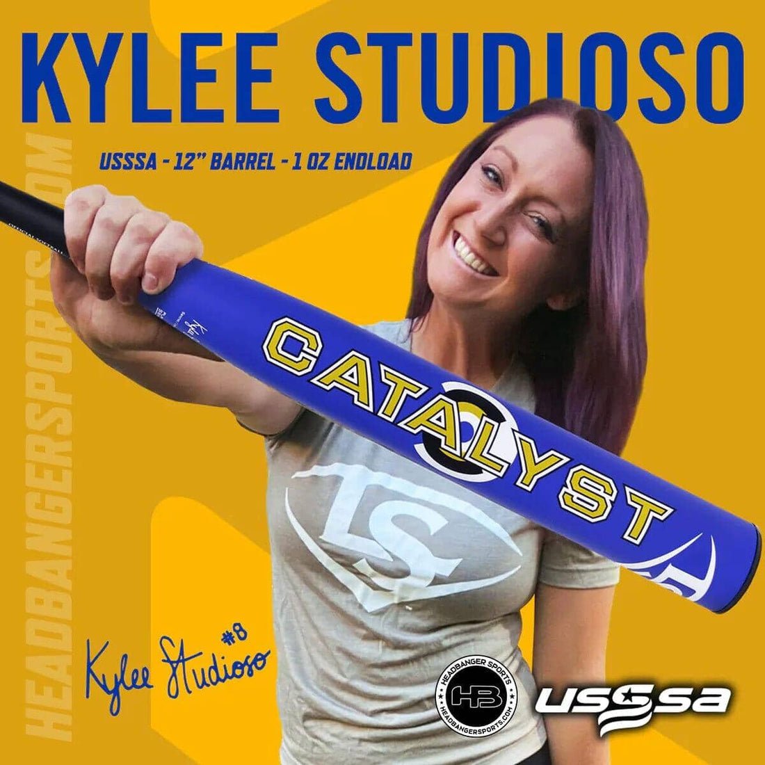 Louisville Slugger Catalyst Kylee Studioso Edition USSSA Slowpitch Softball Bat