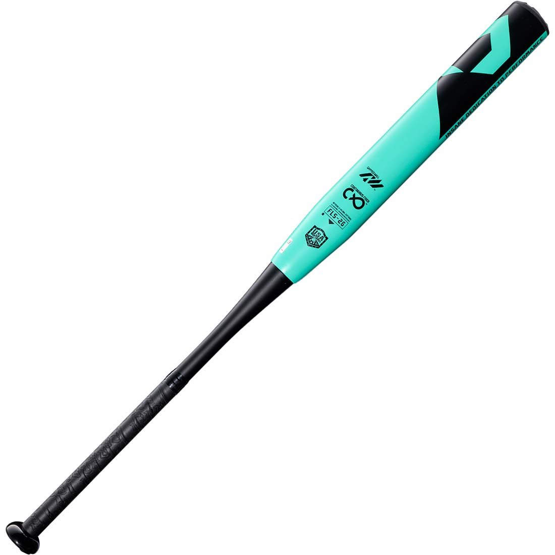 DeMarini Flipper USA slowpitch certification stamp close up