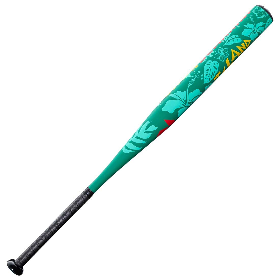 DeMarini Island Kings 2027 slowpitch bat tropical matte finish barrel close up