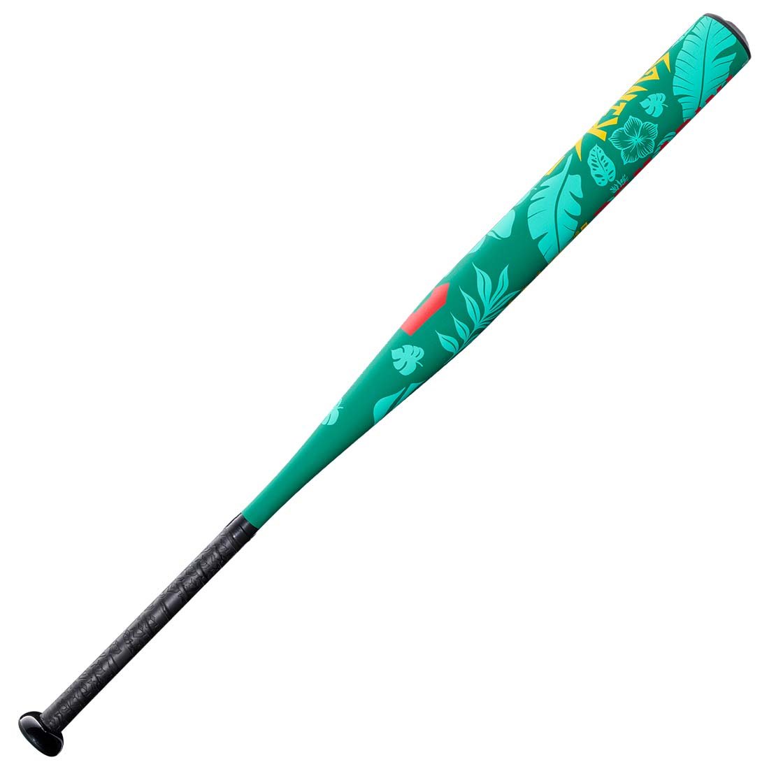 DeMarini Island Kings 2027 slowpitch bat tropical matte finish barrel close up
