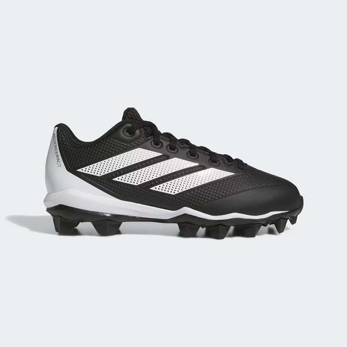 Black adidas Adizero Impact 2.0 Kids Molded Cleats