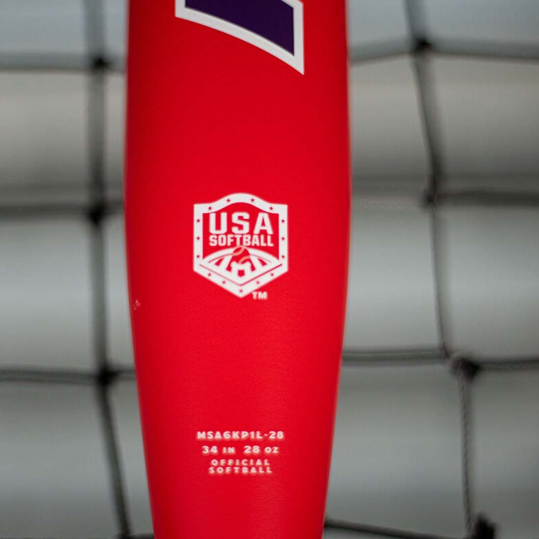USA Softball Logo on a Miken KP23 1 piece Slowpitch bat

