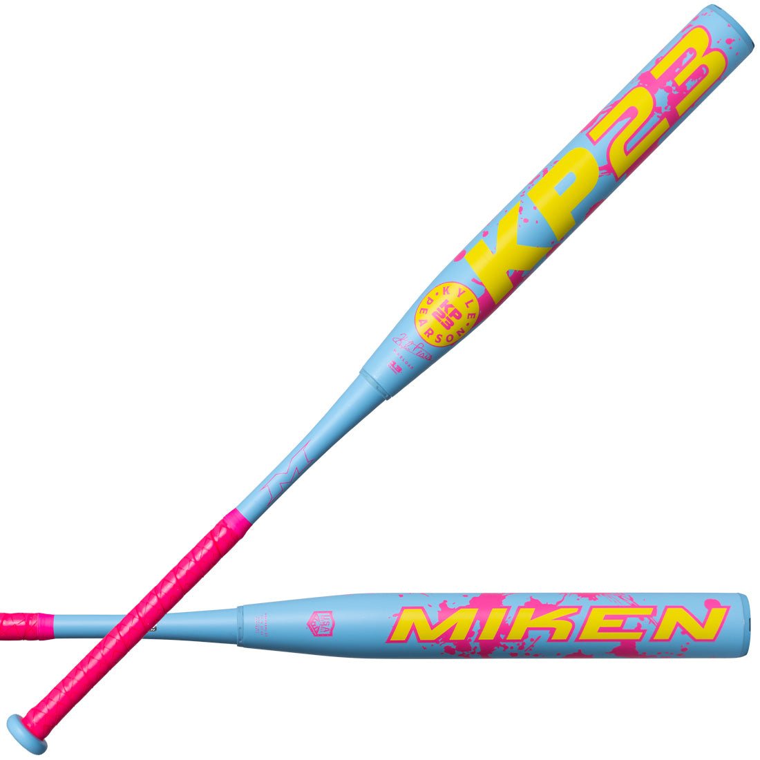 miken max flex barrel slowpitch softball bat kp23 neon