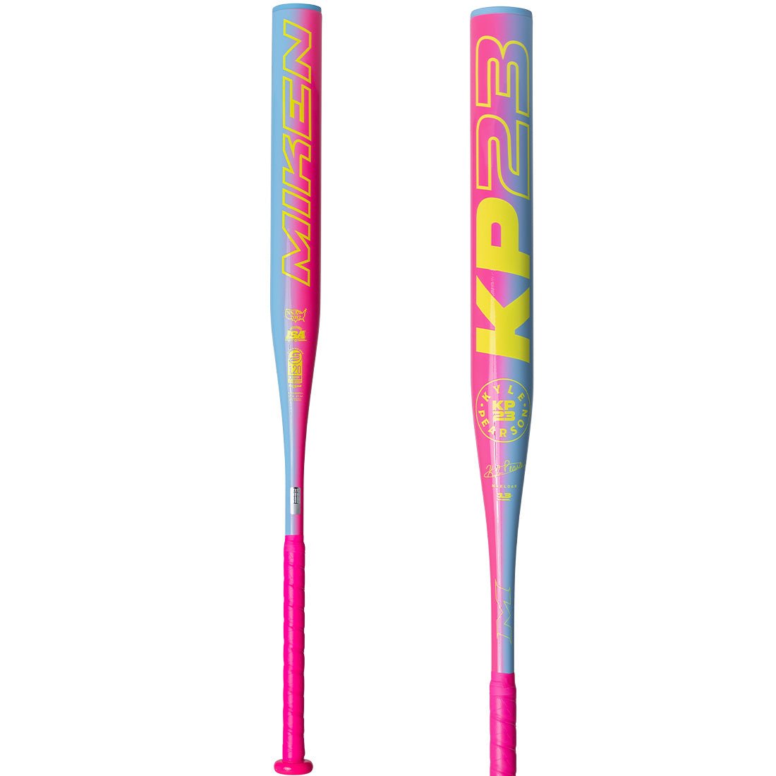 miken neon kp23 maxload usssa slowpitch softball bat 13 inch barrel