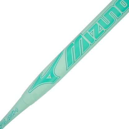 Mizuno Crush Black Onyx Carbon slowpitch bat barrel close up