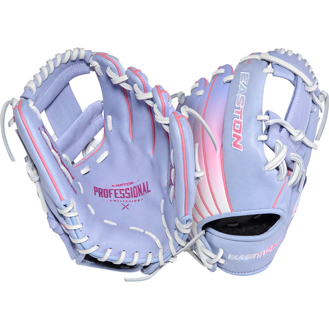 Easton Professional Collection Color Splash 3.0 12” Fastpitch Infield/Outfield Glove: PCFP120-2PE
