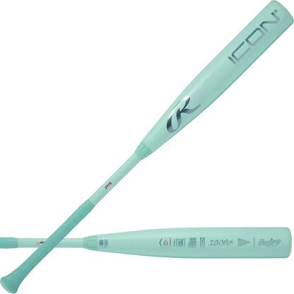 2026 Rawlings Icon (-3) BBCOR Baseball Bat: RBB6I3