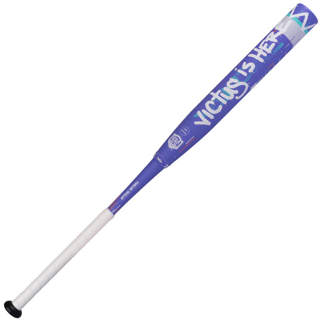 Victus Vandalized Purple 2PC End Loaded 12.5" USA Slowpitch Softball Bat (VSPVA2BA)