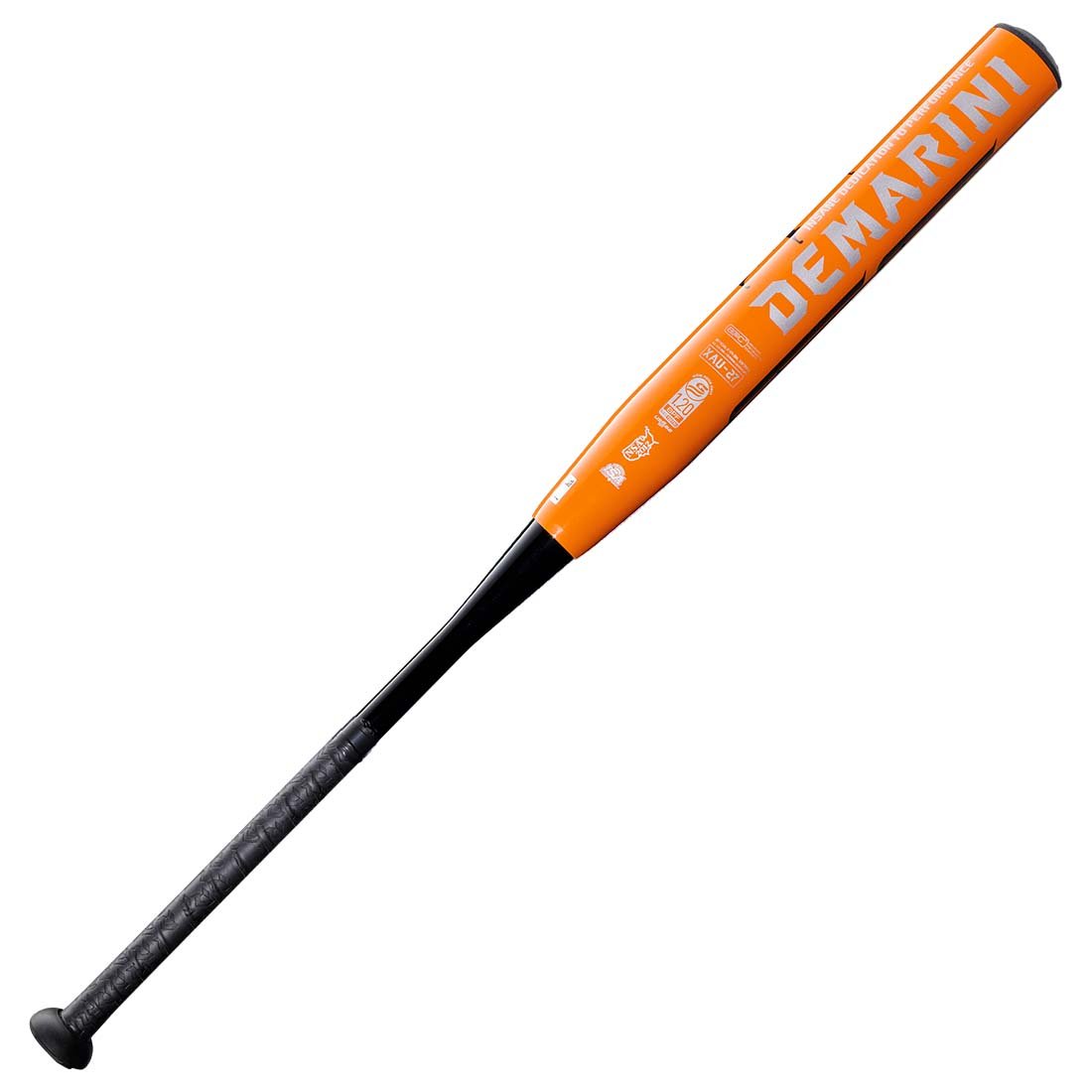 DeMarini Twisted Mistress 2027 USSSA stamp close up slowpitch bat