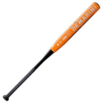 DeMarini Twisted Mistress 2027 USSSA stamp close up slowpitch bat