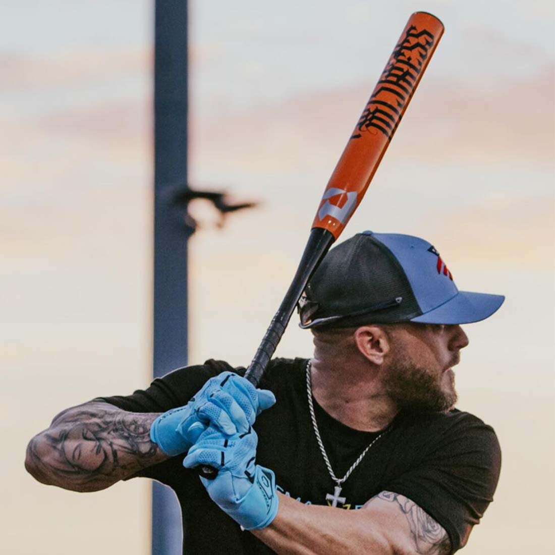 2027 DeMarini Twisted Mistress USSSA slowpitch softball bat orange black 13 inch midload