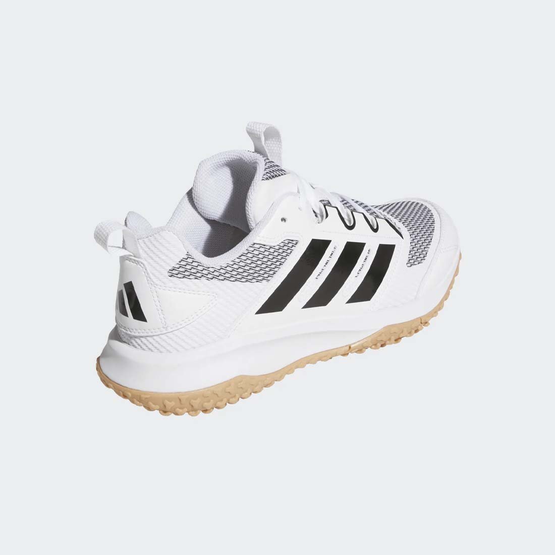 White adidas adizero dgt turf trainer baseball shoes white black gum outsole lightstrike cushioning
